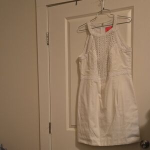 Lilly Pulitzer Elegant White Sleeveless Dress